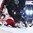 PARIS, FRANCE - MAY 13: Belarus's Kevin Lalande #35, Oleg Yevenko #25, Ilya Shinkevich #8 and Slovenia's Miha Verlic #91 look on after Slovenia's Ziga Jeglic #8 (not shown) scores during preliminary round action at the 2017 IIHF Ice Hockey World Championship. (Photo by Matt Zambonin/HHOF-IIHF Images)
